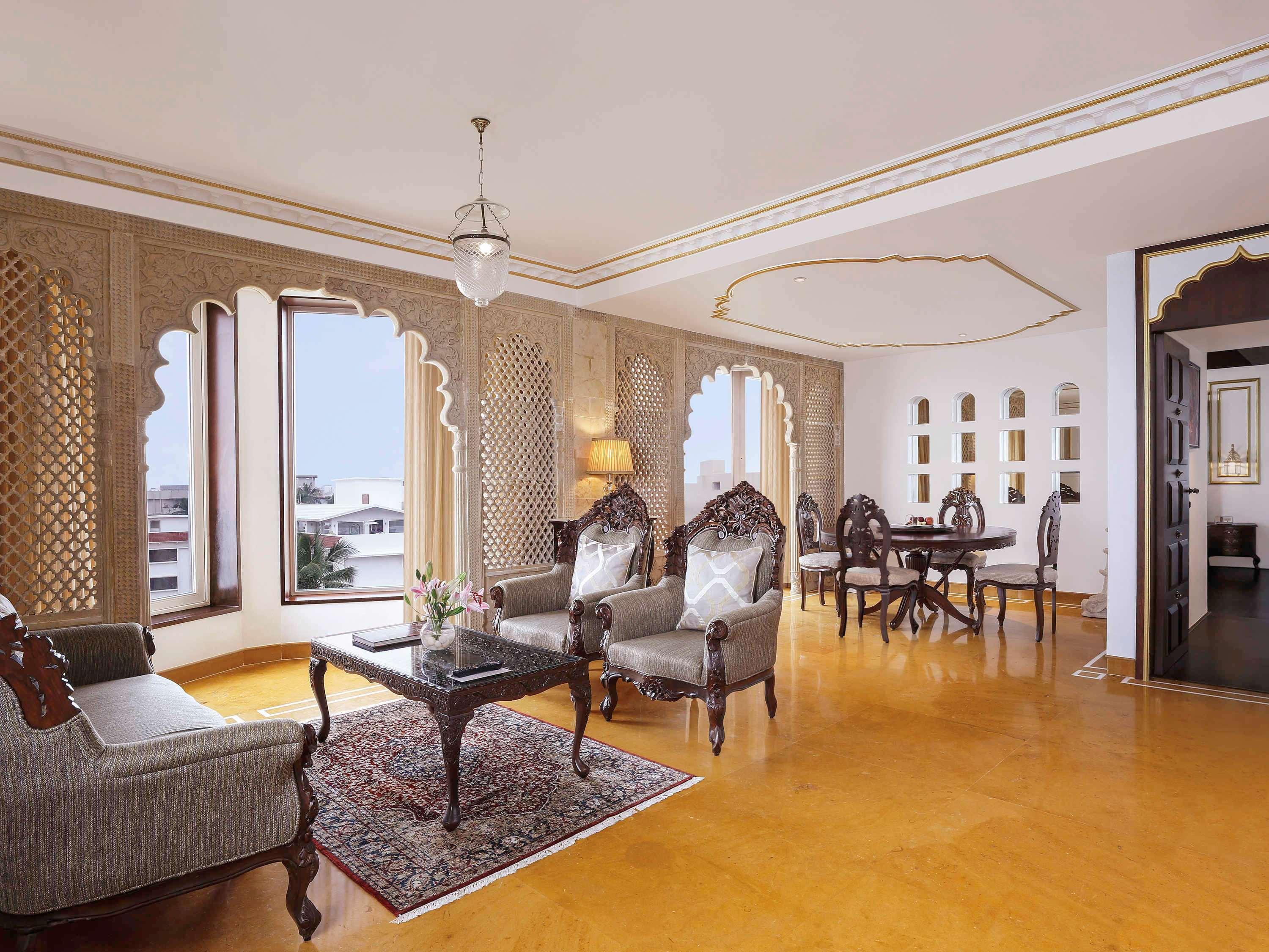 Novotel Mumbai Juhu Beach Εξωτερικό φωτογραφία A suite at the Taj Mahal Palace
